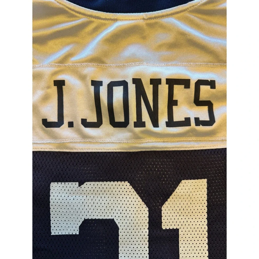 Reebok‎ NFL Jersey Mens XL Blue Excellent Deion Sanders Dallas Cowboys Throwback